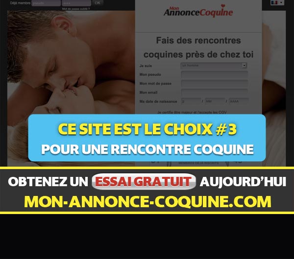 Capture d'écran du site Mon-Annonce-Coquine