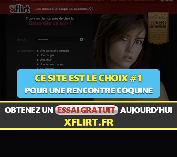 Capture d'écran du site Xflirt